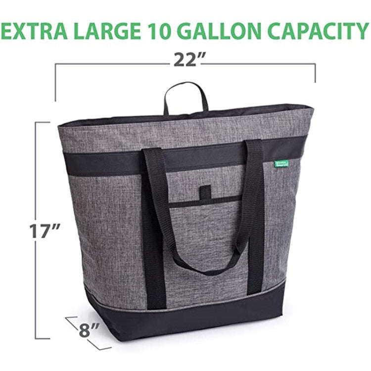 Foldable Oxford Cloth Handheld Aluminum Foil Ice Bag Large Capacity Picnic Tote Bag Waterproof Di...