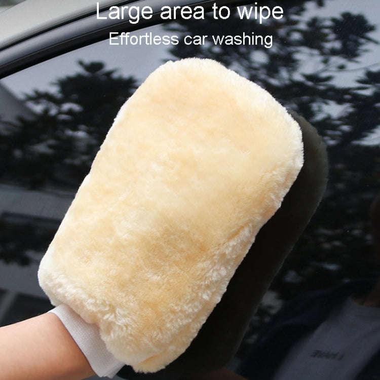 Double Sided Imitation Wool Waterproof Car Wash Gloves Car Cleaning And Maintenance Tools, Model:...