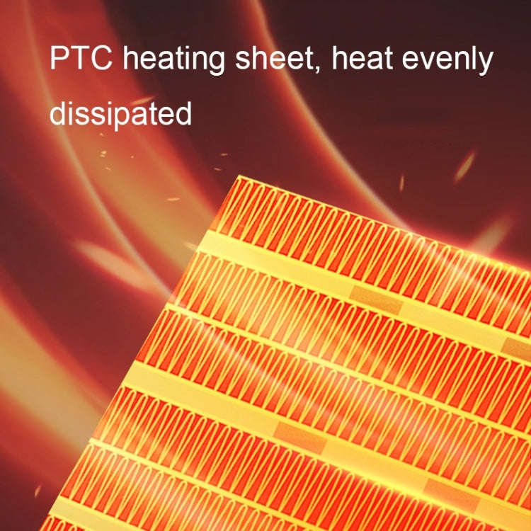 Small Desktop Electric Heater Home PTC Instant Energy-saving Heater, Spec: UK Plug(White)