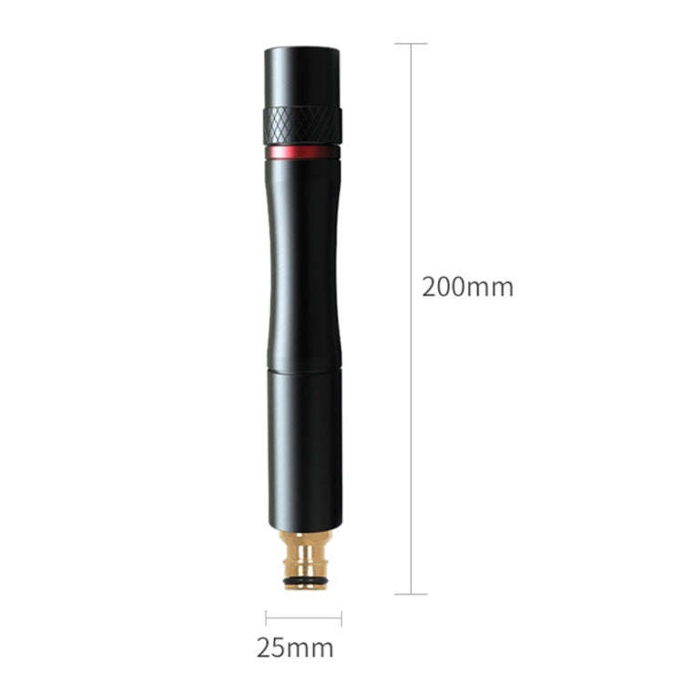 Straight Car Wash Watering Sprinkler High Pressure Garden Irrigation(Black)