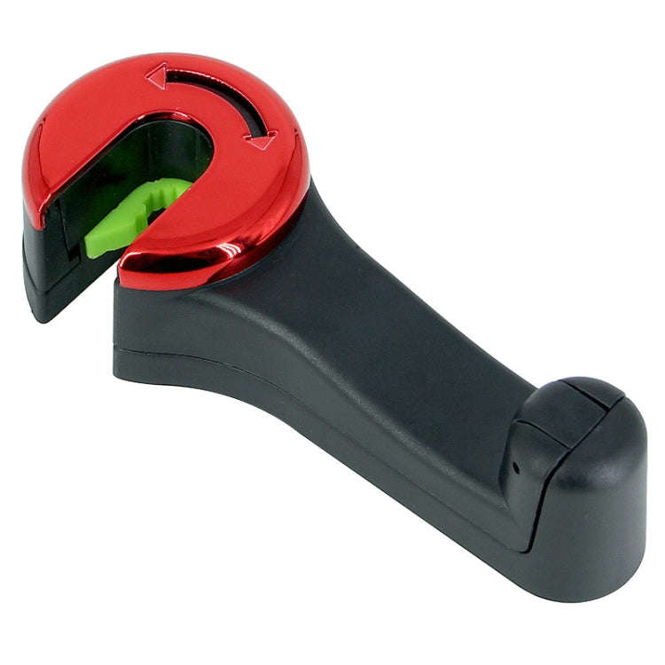 Car Back Seat Double Hook Phone Holder, Color: Red