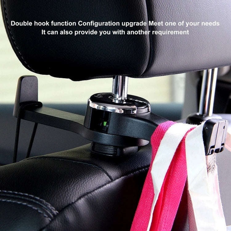 Car Back Seat Double Hook Phone Holder, Color: Red