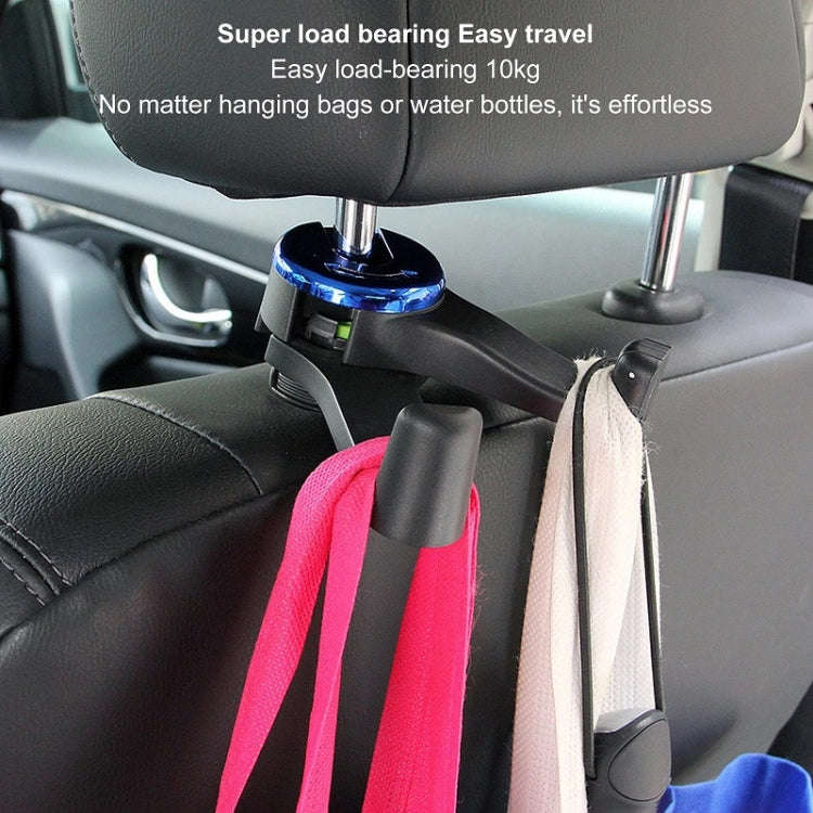 Car Back Seat Double Hook Phone Holder, Color: Red