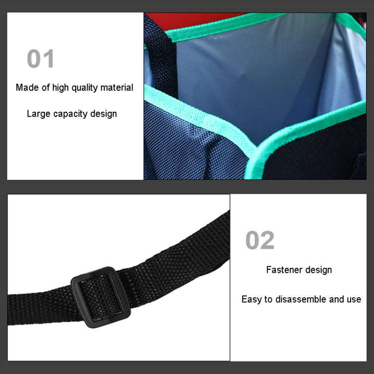 Car Seatback Trash Can Automotive Multifunctional Storage Organizer, Style: All Black