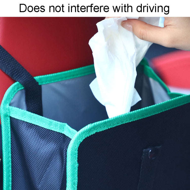 Car Seatback Trash Can Automotive Multifunctional Storage Organizer, Style: All Black