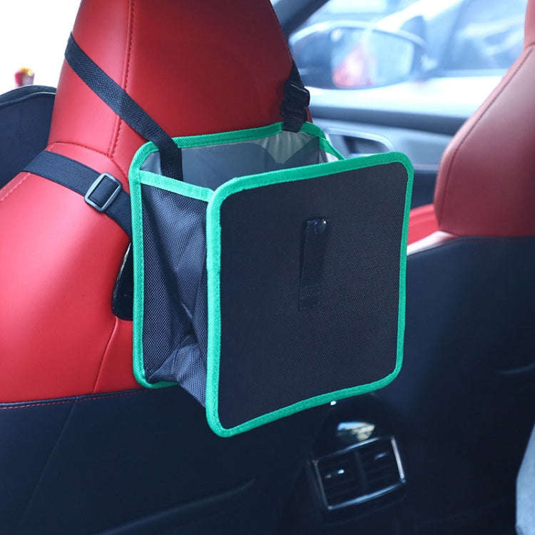 Car Seatback Trash Can Automotive Multifunctional Storage Organizer, Style: All Black