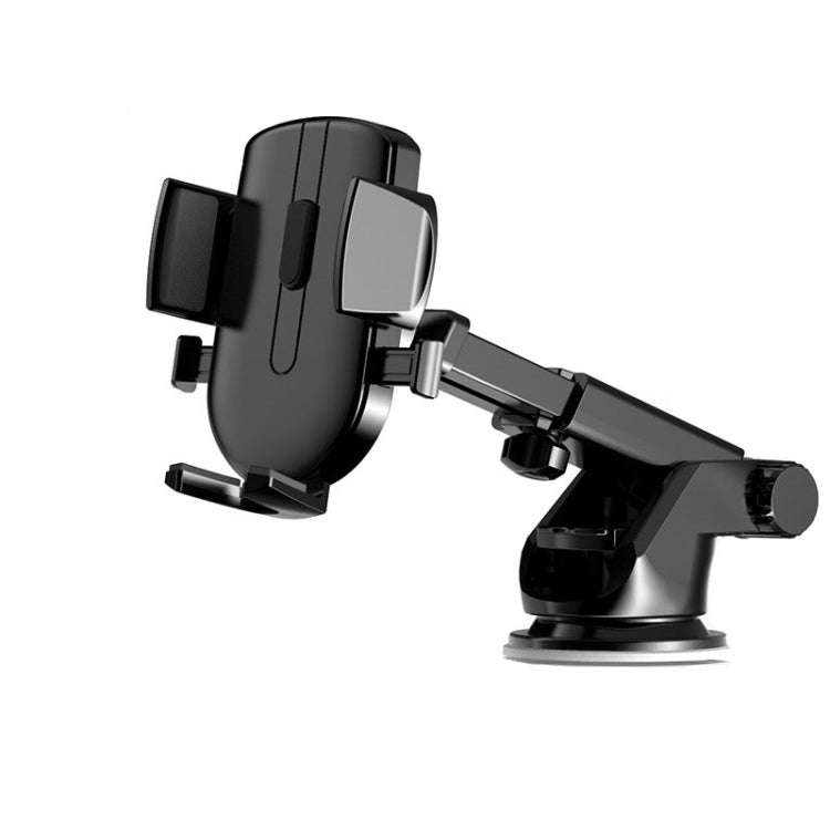 Suction Cup Model Car Cell Phone Telescopic Holder Universal Automobile Navigation Bracket(Black)
