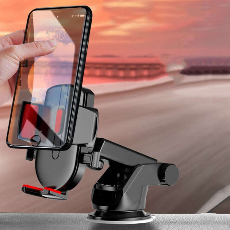 Air Vent Model Car Cell Phone Telescopic Holder Universal Automobile Navigation Bracket(Blue)