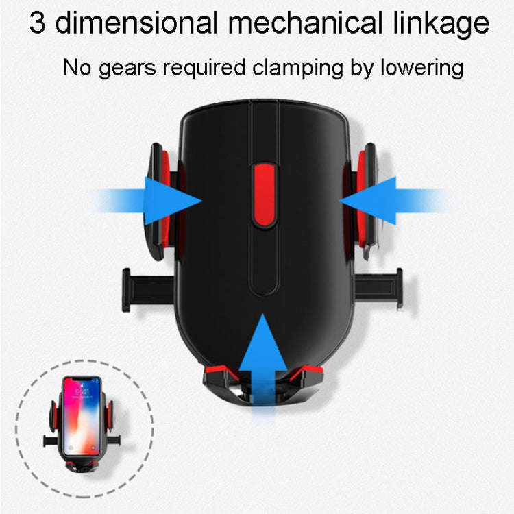 Air Vent Model Car Cell Phone Telescopic Holder Universal Automobile Navigation Bracket(Blue)