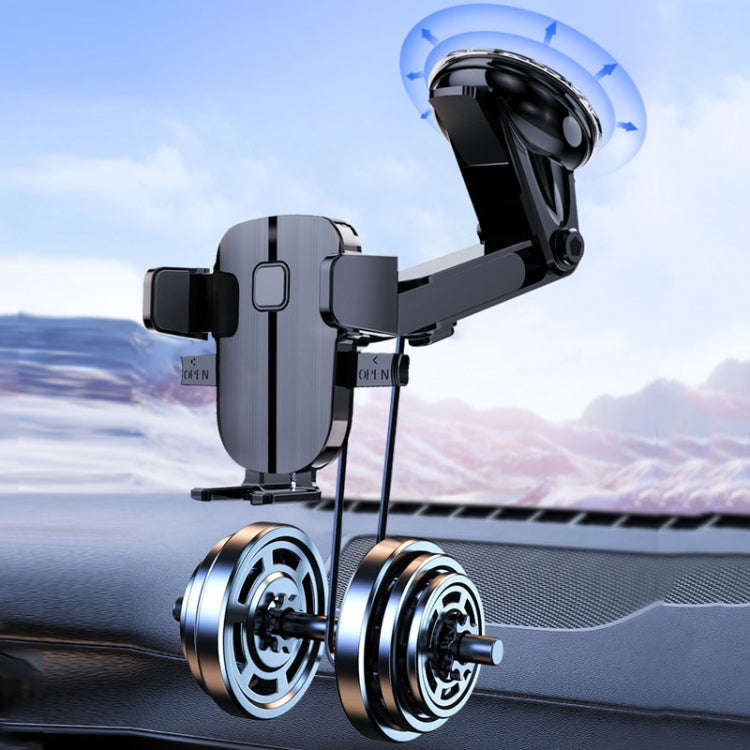 2 In 1 Car Cell Phone Telescopic Holder Universal Automobile Navigation Bracket