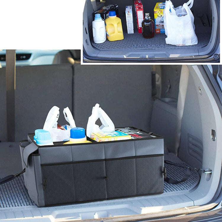 Car Foldable Glove Storage Box Trunk Organizer(Grey)