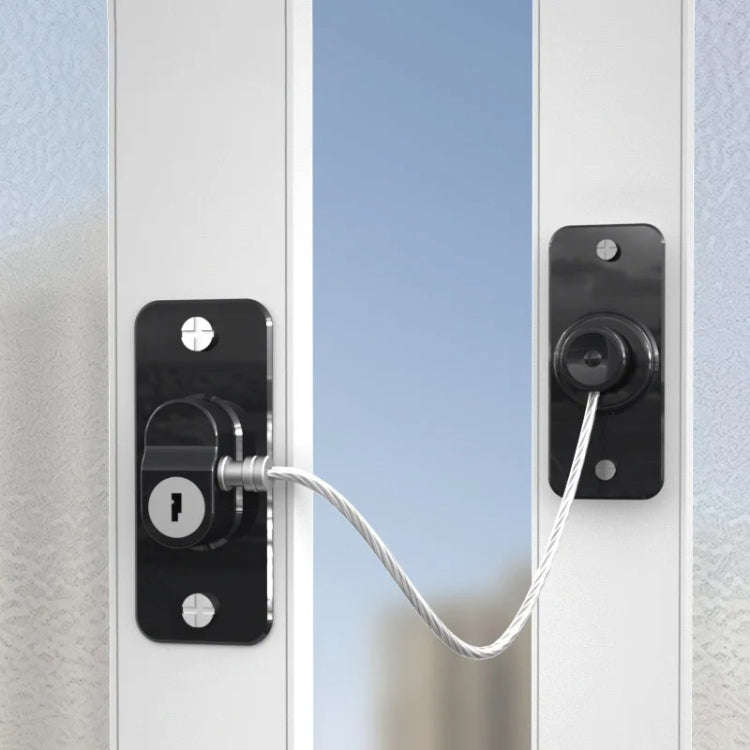 Multifunctional Children Window Safety Lock With Key Refrigerator Cabinet Lock Dual Purpose Limat...