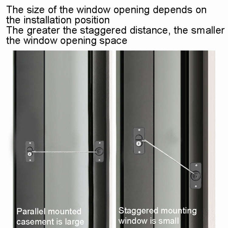 Multifunctional Children Window Safety Lock With Key Refrigerator Cabinet Lock Dual Purpose Limat...