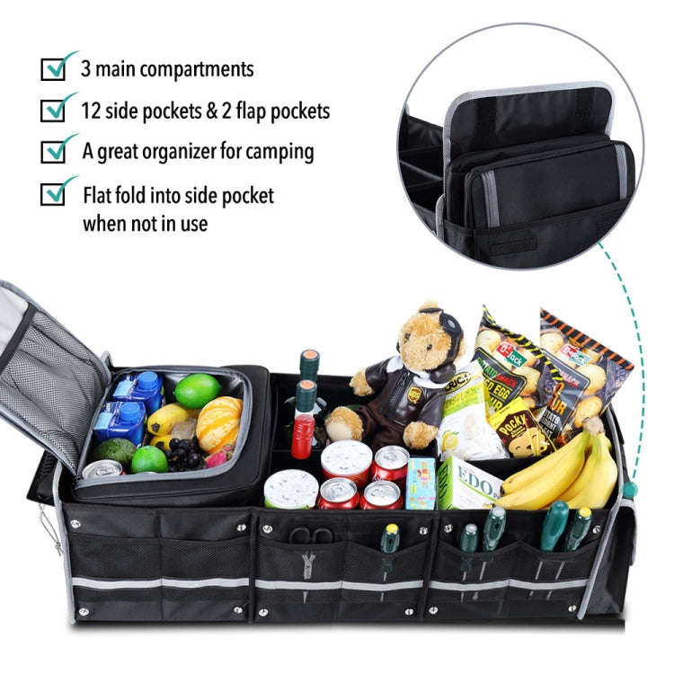 90x35x30cm Oxford Cloth Car Multifunctional Foldable Glove Storage Box