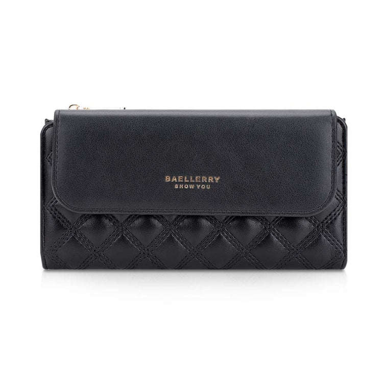 Baellerry N2403 Ladies Long Wallet with Multiple Card Slots Large Capacity Tri-fold Clutch Bag, C...