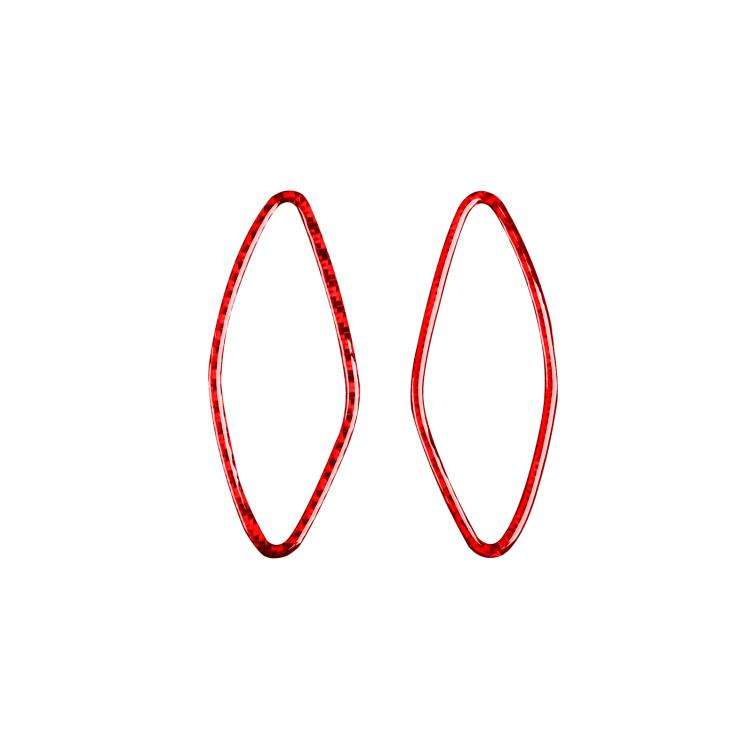 For Chevrolet Malibu 2016-2022 2pcs /Set Left-hand Drive A-pillar Speaker Sticker(Red)