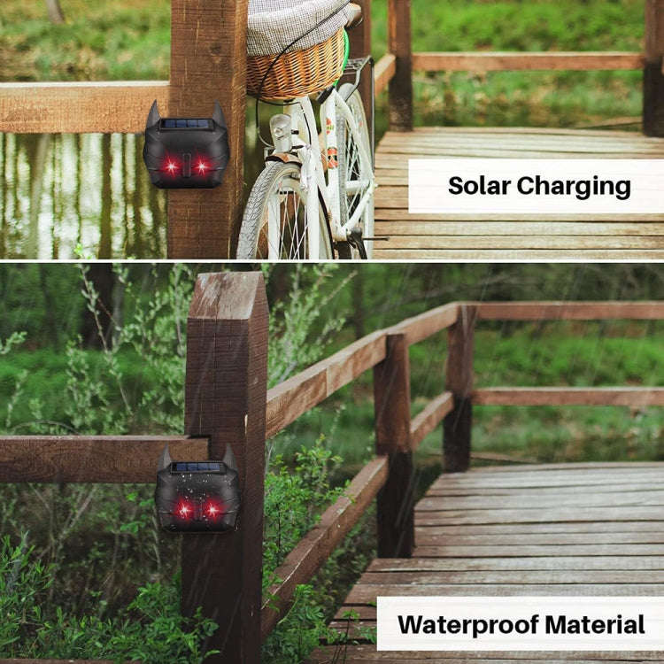 MS-216 Solar Red Light Burst Flash Mouse Repeller Ultrasonic Animal Repeller