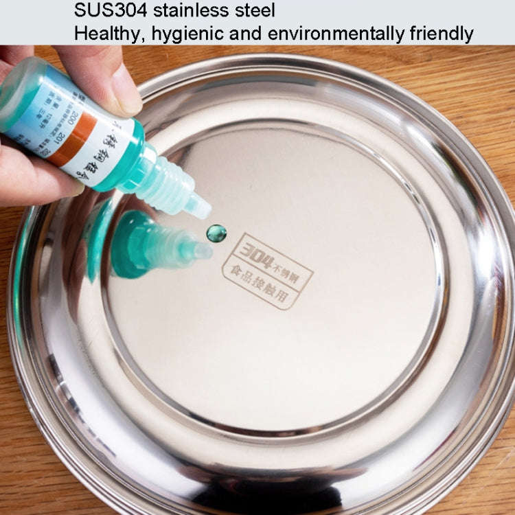 14cm Double Layer 304 Stainless Steel Round Lunch Box