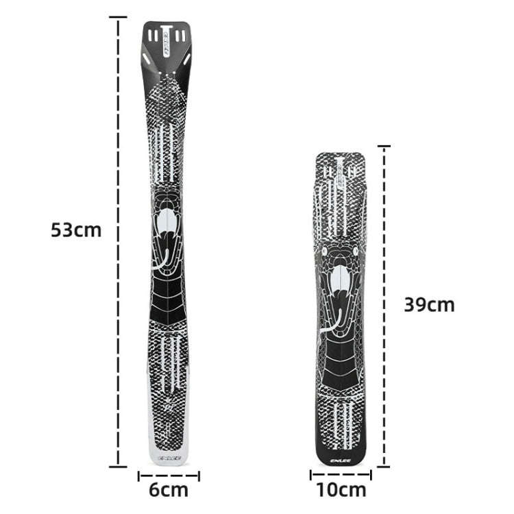 ENLEE E-641316 6pcs /Set Bicycle Extended Front And Rear Mudguards Road Bike Quick Detachable Fen...