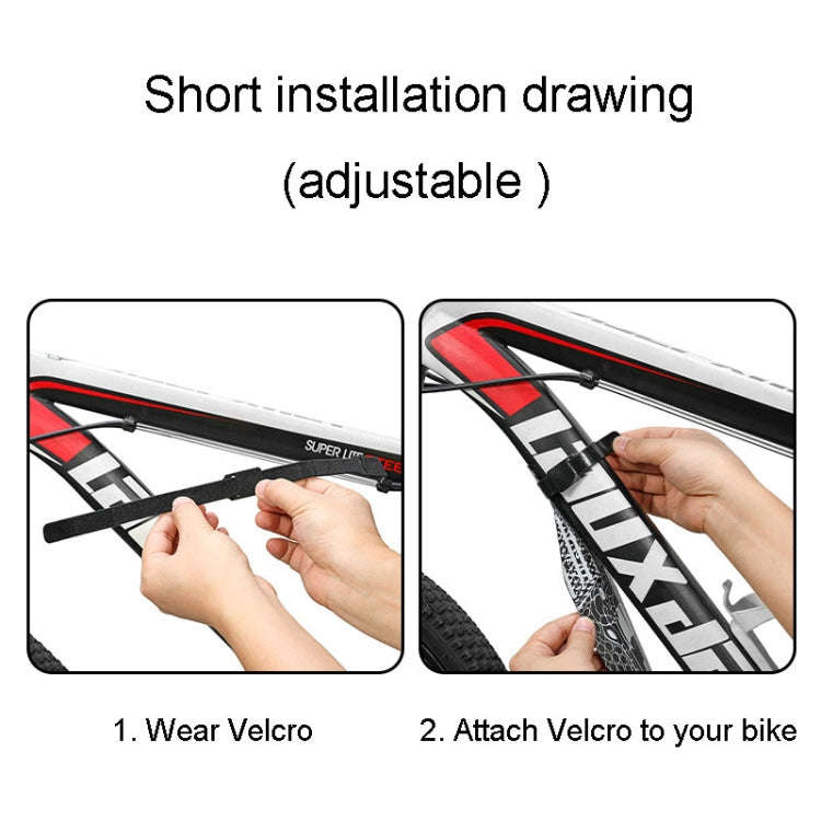 ENLEE E-641316 6pcs /Set Bicycle Extended Front And Rear Mudguards Road Bike Quick Detachable Fen...
