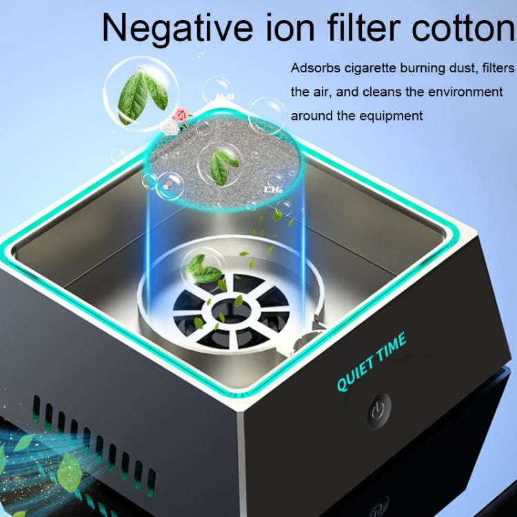 Intelligent Multifunctional Ambient Light Household Negative Ion Air Purifier Electronic Ashtray(...