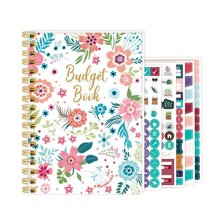 Weekly and Monthly Planner & Sticker Set Schedule Handbook Budget Notebook(JH001)