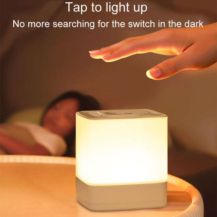 LED Sleeping Night Light Bedroom Warm Light Ambiance Bedside Lamp, Model: Rechargeable 2000mAh