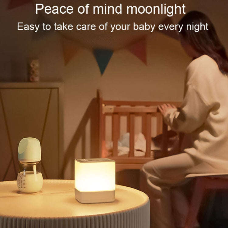 LED Sleeping Night Light Bedroom Warm Light Ambiance Bedside Lamp, Model: Rechargeable 2000mAh