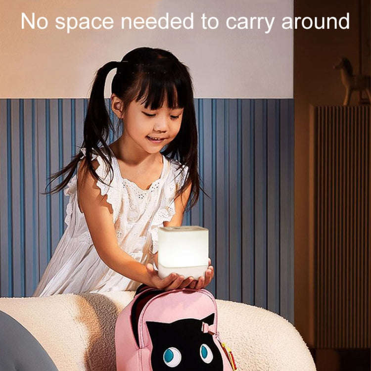 LED Sleeping Night Light Bedroom Warm Light Ambiance Bedside Lamp, Model: Rechargeable 2000mAh
