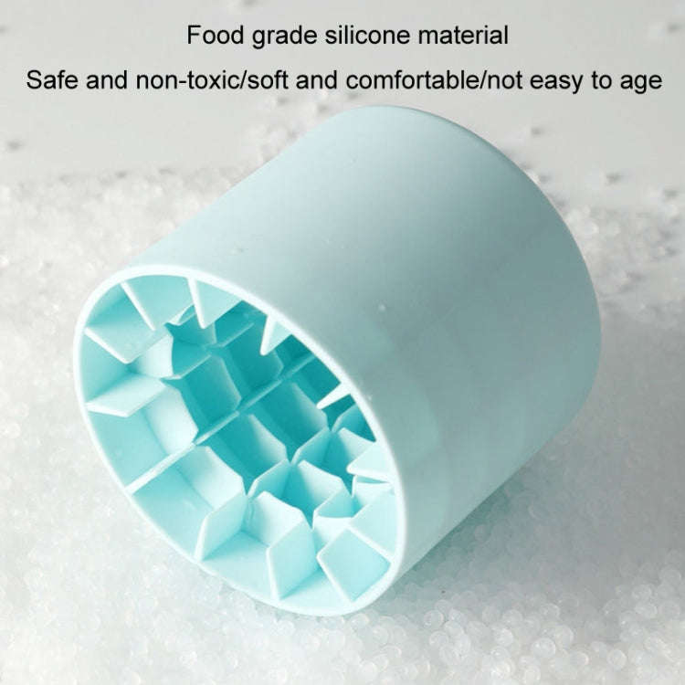 Cylindrical Silicone Ice Cube Cup Ice Making Mold(Pink)