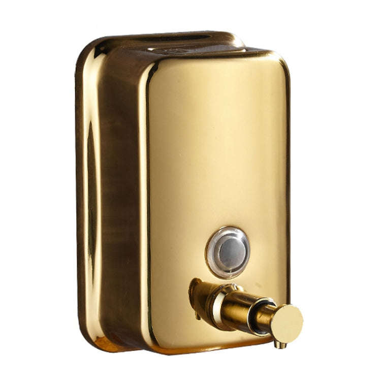 304 Stainless Steel Bathroom Soap Dispenser Simple Hotel Home Wall Mounted Manual Shower Fluid Bo...