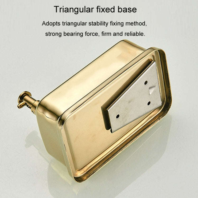304 Stainless Steel Bathroom Soap Dispenser Simple Hotel Home Wall Mounted Manual Shower Fluid Bo...