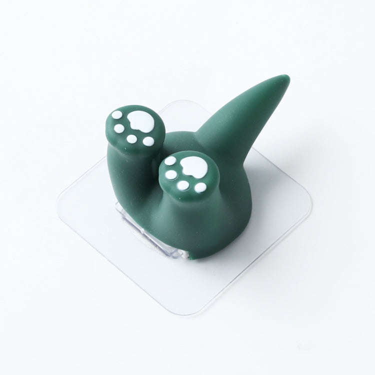 Cartoon Animal Punch-free Hook Traceless Plug Holder Bathroom Cute Toothbrush Hanger, Spec: Dinos...