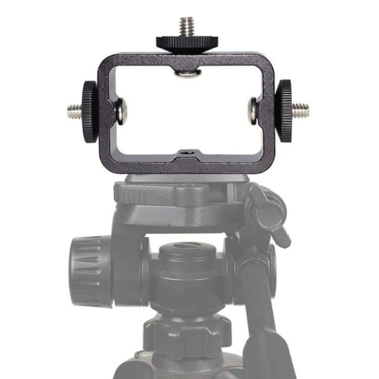 Multi-Device Tripod Mount Adapter Live Broadcast Bracket Mobile Phone Clip Holder(Triple Head Cir...