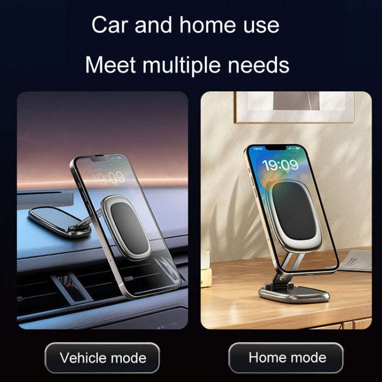 Magnetic Car Phone Holder Automobile Rotatable Multifunctional Folding Stands, Model: Q43
