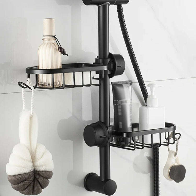 Kitchen Faucet Shelf No-Punch Sink Rag Drainage Basket Sponge Drainage Storage Rack, Style: A Silver