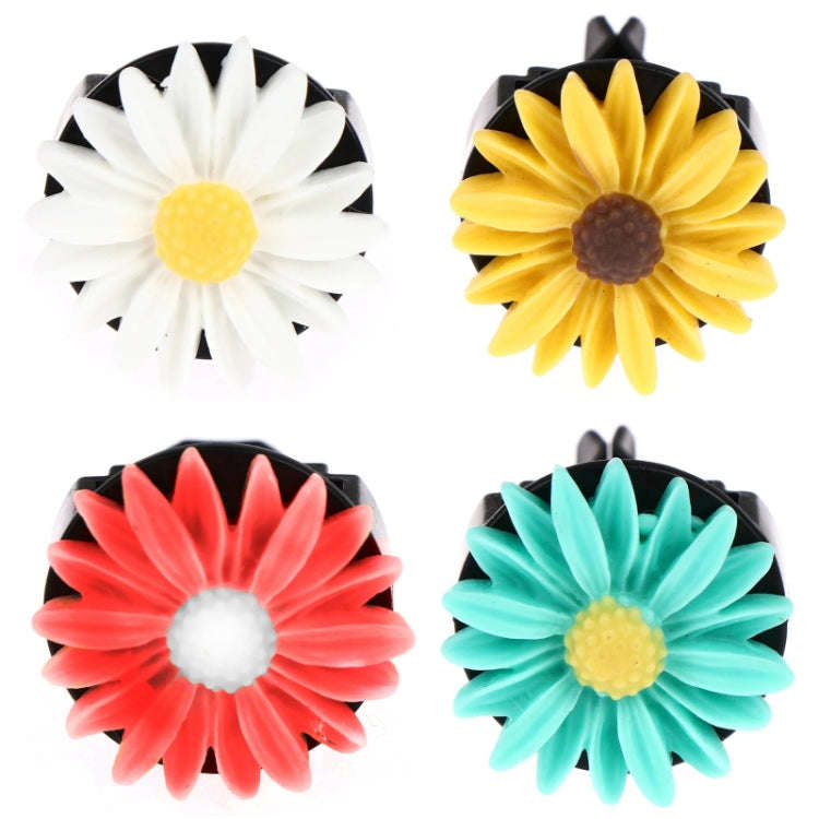 Colorful Resin Daisy Car Air Vent Aromatherapy Decorative Clip, Color: Blue