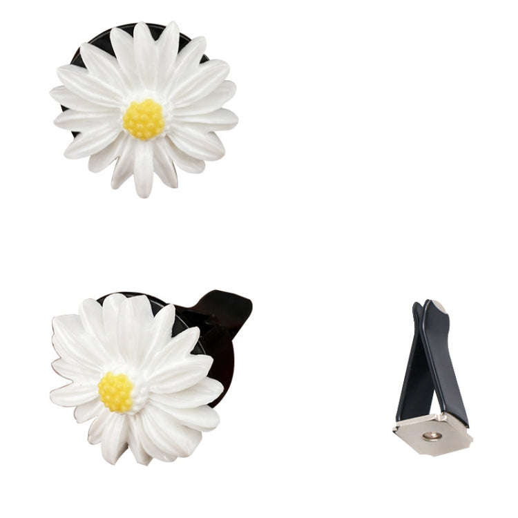 Colorful Resin Daisy Car Air Vent Aromatherapy Decorative Clip, Color: Blue