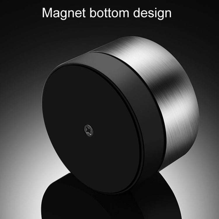 Kitchen Stainless Steel Mechanical Timer Student Time Management Reminder Baking Alarm Clock(Black)