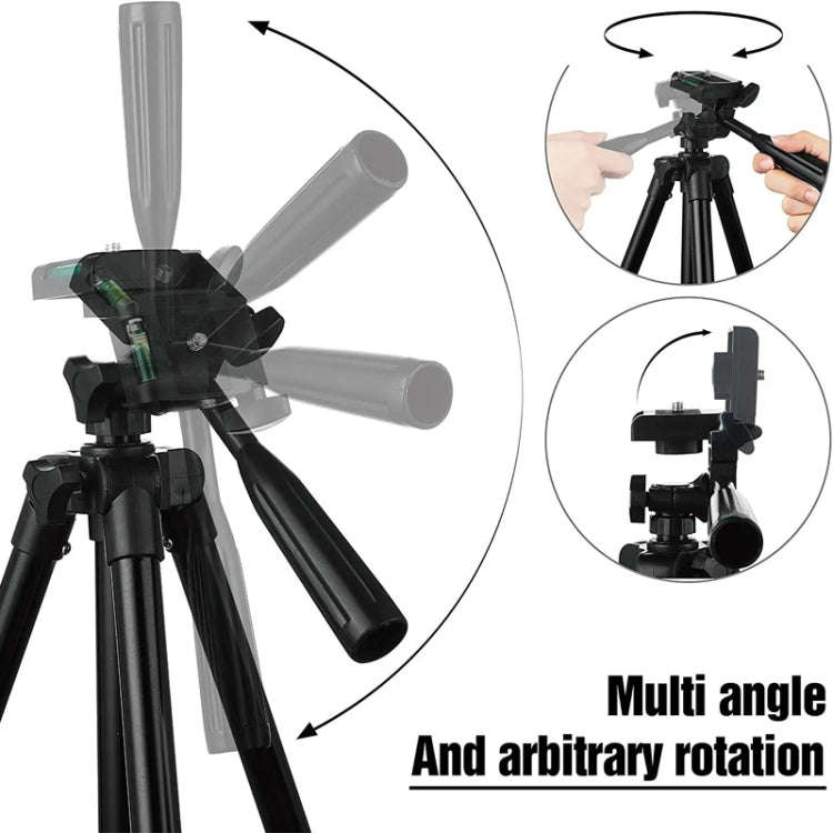 Portable Aluminum DSLR Camera Live Tripod Photography Retractable Landing Bracket, Specification:...