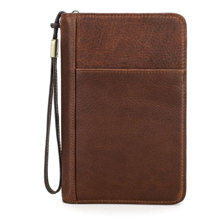 CONTACTS FAMILY CF5009 Genuine Leather Multifunctional Travel Convenient Cigar Box with Wrist Str...