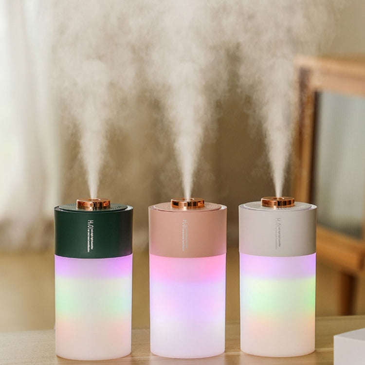 USB Colorful Cup Humidifier Home Car Ambient Light Desktop Air Purifier(Green)
