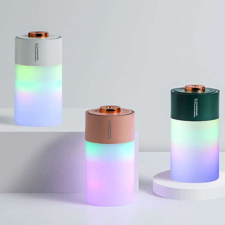 USB Colorful Cup Humidifier Home Car Ambient Light Desktop Air Purifier(Green)