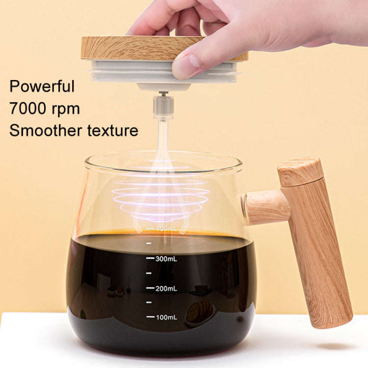 400ml Automatic Stirring Mug Maple Electric Coffee Cup, Style: Rechargeable Colorful Cup