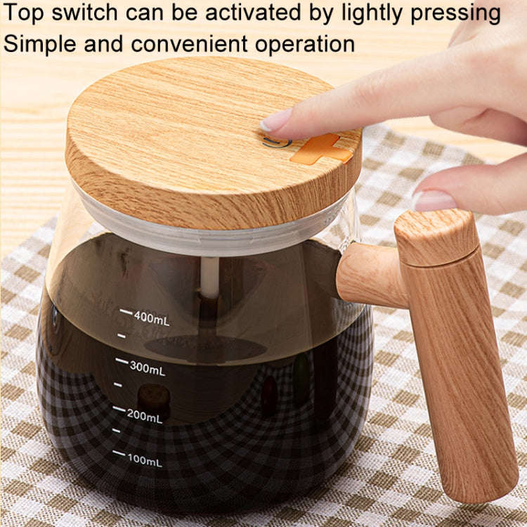 400ml Automatic Stirring Mug Maple Electric Coffee Cup, Style: Rechargeable Colorful Cup