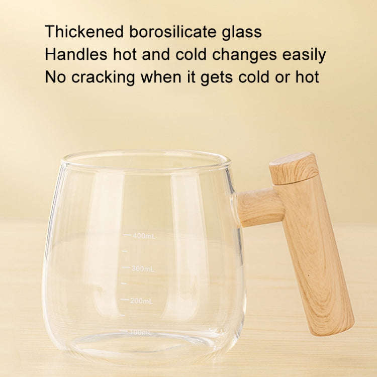 400ml Automatic Stirring Mug Maple Electric Coffee Cup, Style: Battery Transparent Cup