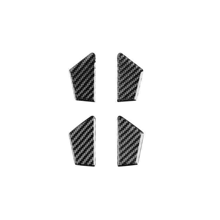 For Chevrolet Malibu 2016-2021 4pcs /Set Left-hand Drive Inner Door Bowl Sticker(Black)