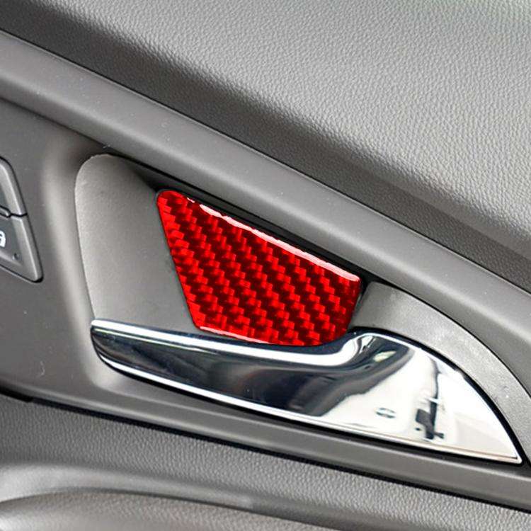 For Chevrolet Malibu 2016-2021 4pcs /Set Left-hand Drive Inner Door Bowl Sticker(Red)