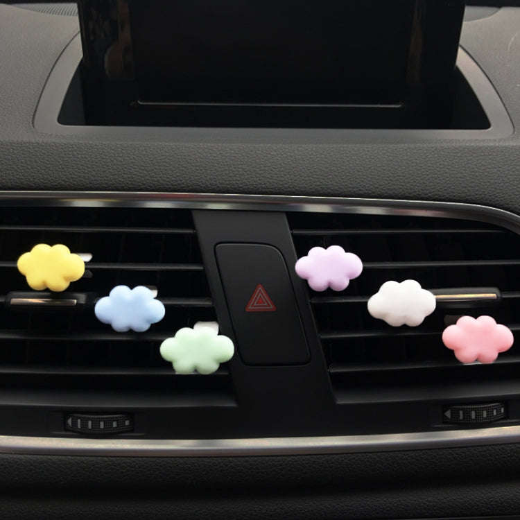Resin Cartoon Cloud Car Air Outlet Decorative Clip(Random Color Delivery)