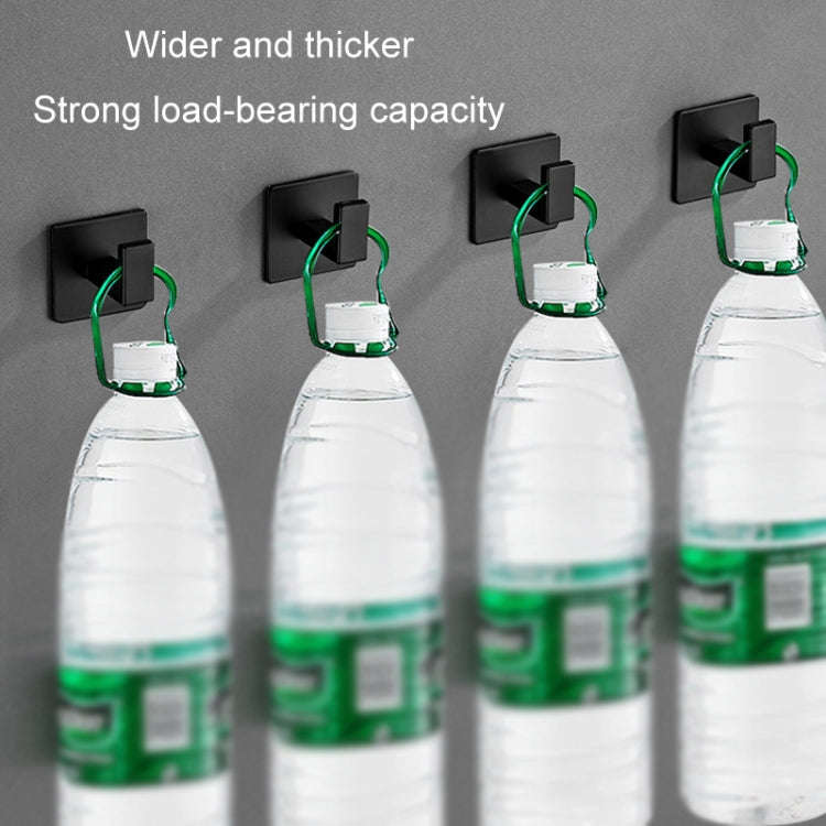 Thickened Solid Hooks Toilet Clothes Hooks Aluminum Free Perforation Wall Clothes Hat Hanger, Mod...